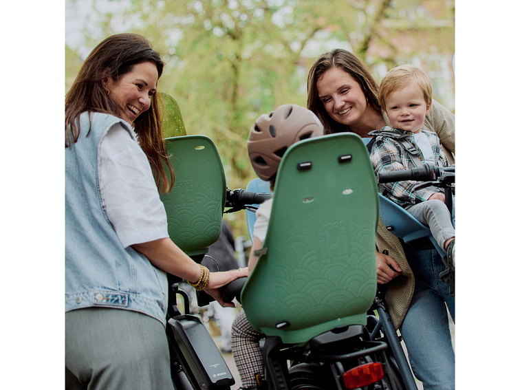 Urban Iki Ta-ke přední sedačka s MTB/ATB adaptérem (Icho Green/Bincho Black)