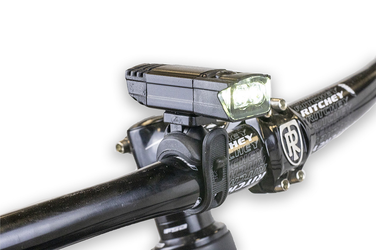 Spin světlo přední 2x0,5 WATT USB