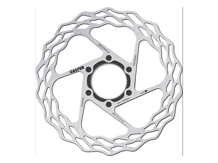 Galfer brzdový kotouč silniční/gravel WAVE fulcrum 140x1,8mm - center lock