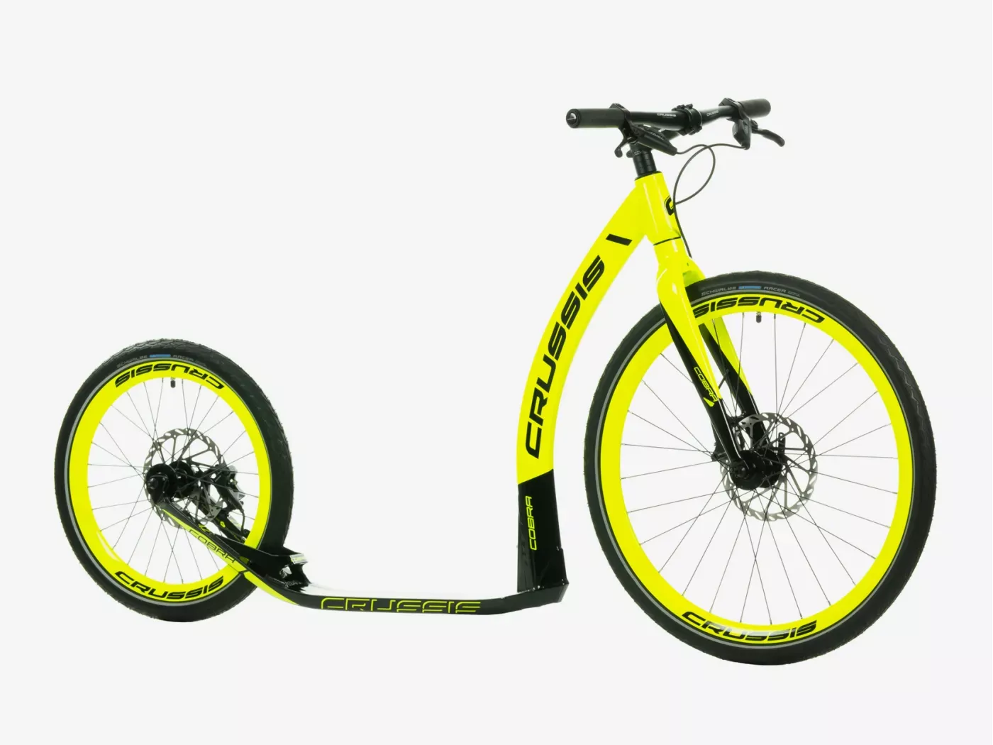 Koloběžka Crussis COBRA Sport 4.2-1 (žlutá/černá)