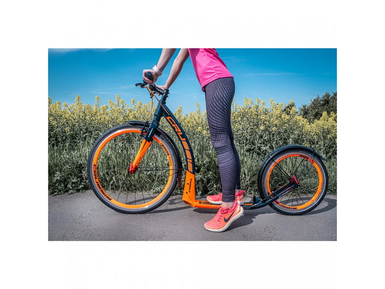 Koloběžka Crussis COBRA 4.3 (oranžová/černá)