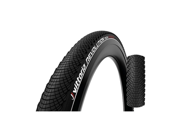 Vittoria plášť REVOLUTION TECH (drát) 622-40 (Black/reflex)
