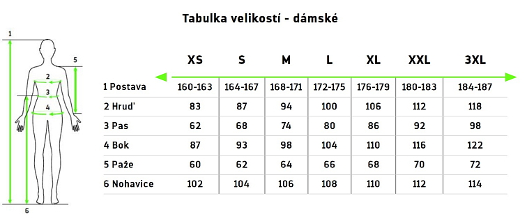 Silvini PONZA dres bez rukávů dámský (zelená)