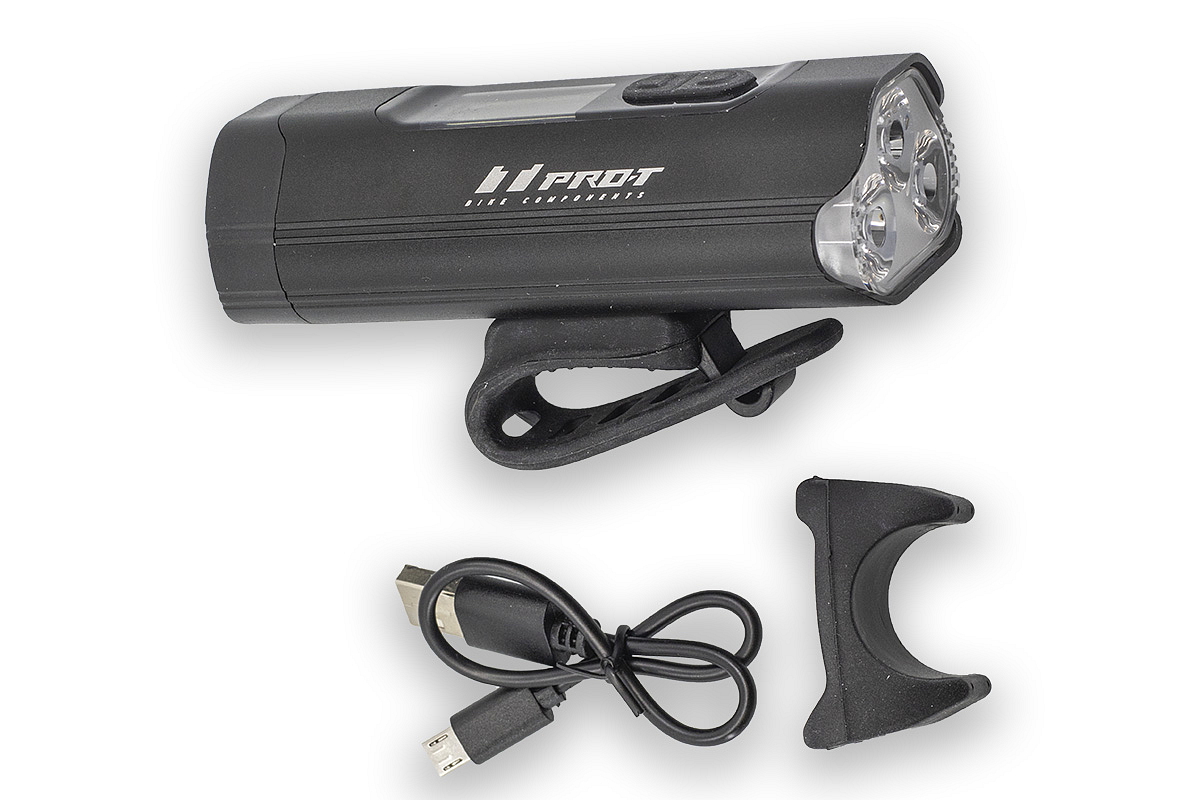 Přední světlo Spin 1600 Lumen 3 Super LED USB