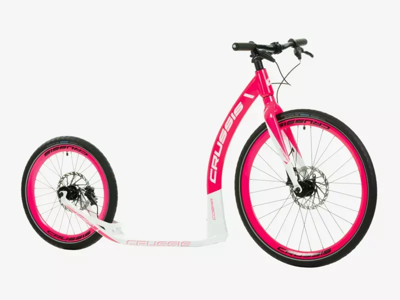 Koloběžka Crussis COBRA Sport 4.2-5 (růžová/bílá)