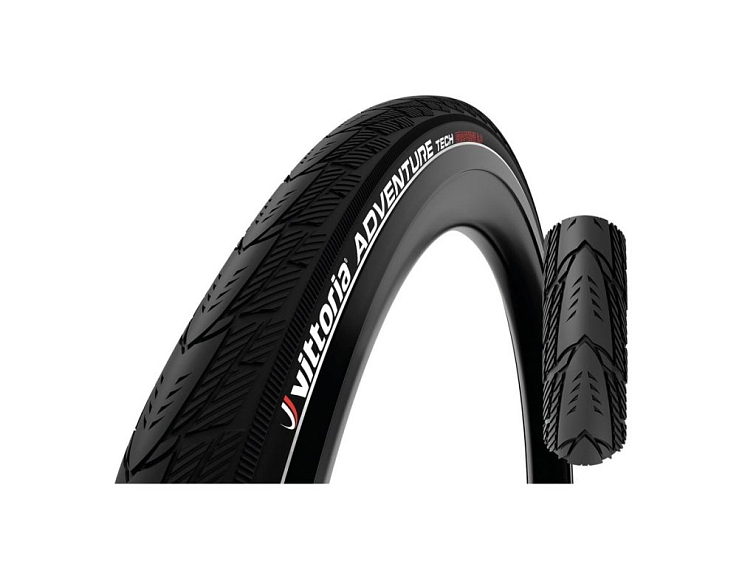 Vittoria plášť ADVENTURE TECH (drát) 622-37 (Black/reflex)