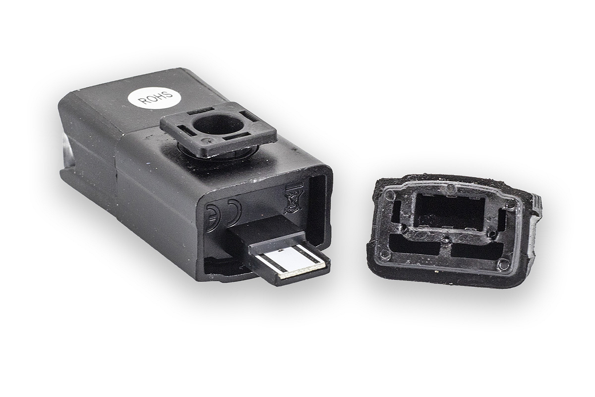 Spin světlo přední 2x0,5 WATT USB