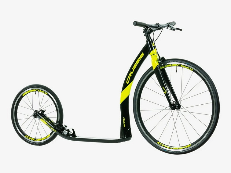 Koloběžka Crussis Road 4.2-1 (černá/žlutá)