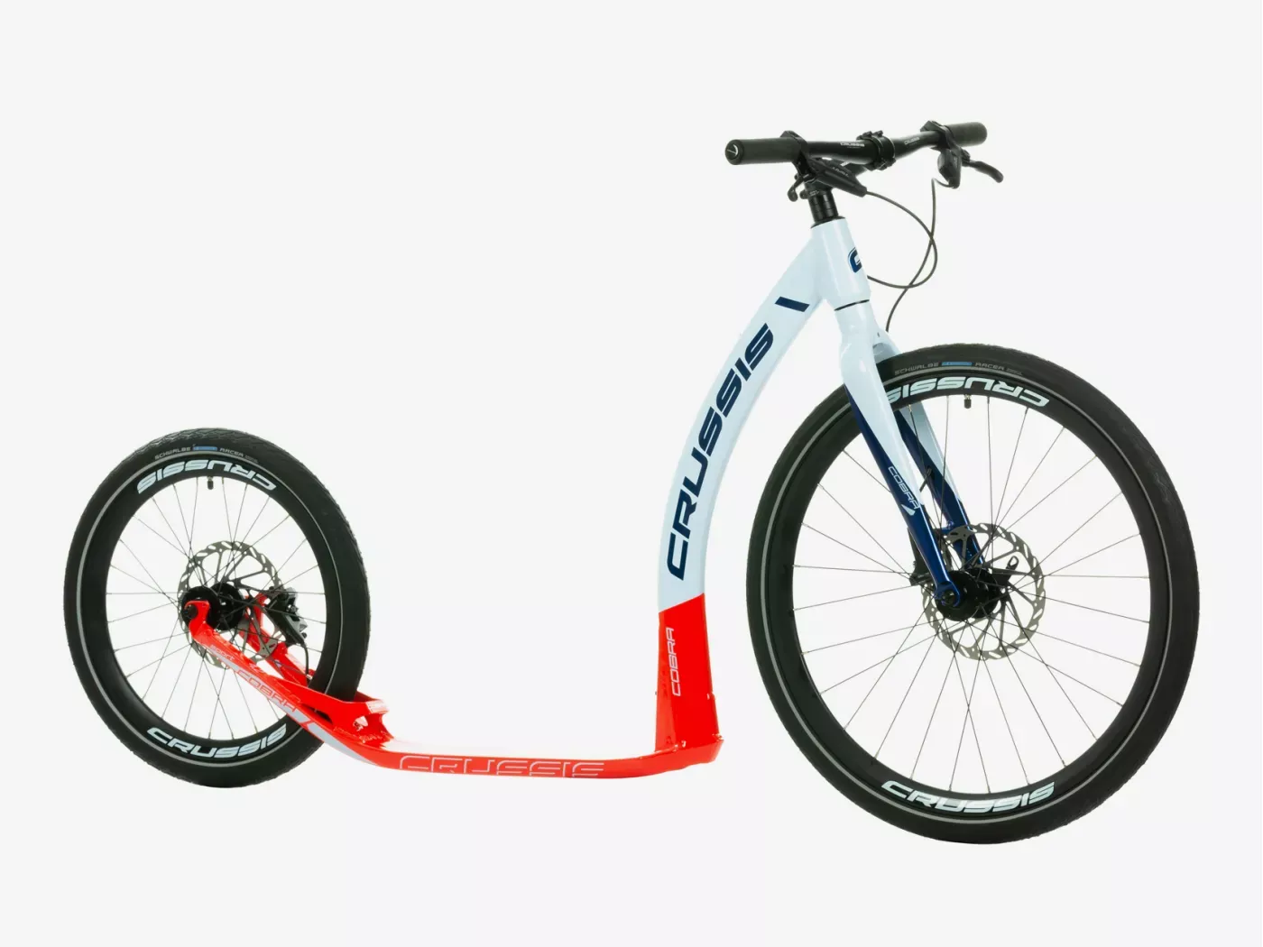 Koloběžka Crussis COBRA Sport 4.2-4 (oranžová/bílá)