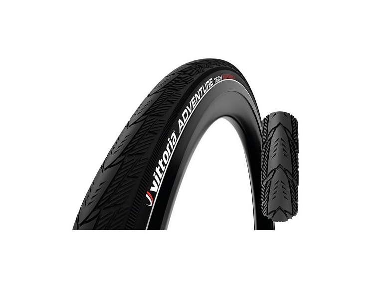 Vittoria plášť ADVENTURE TECH (drát) 622-32 (Black/reflex)