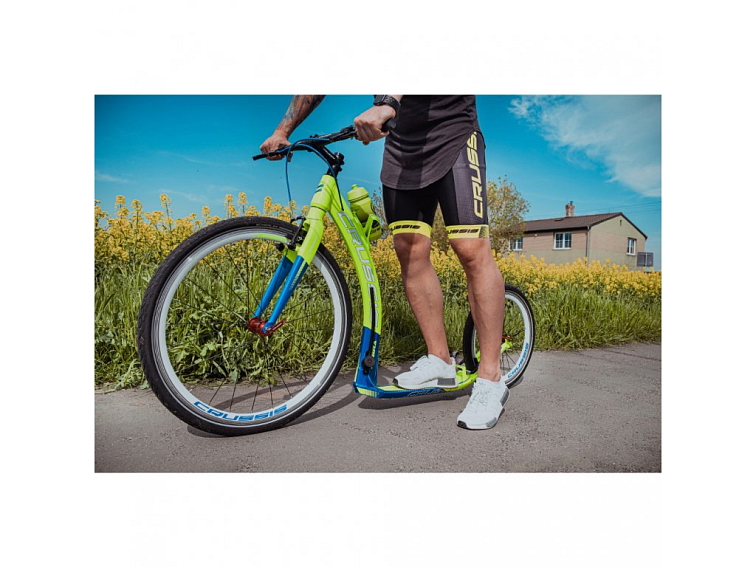 Koloběžka Crussis COBRA 4.2 (zelená/modrá)