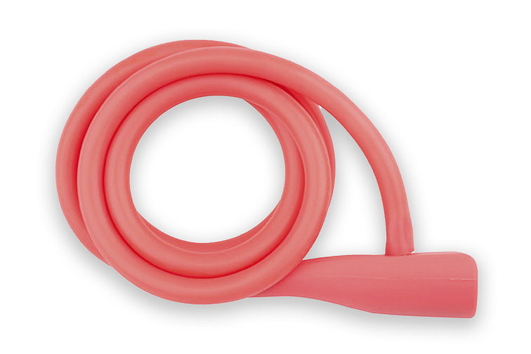 Spin zámek silikon 1350/10mm (růžový)