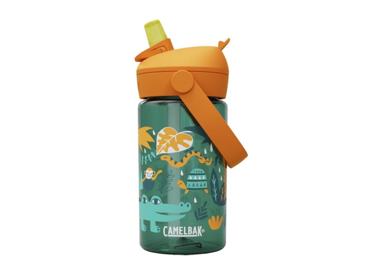 CAMELBAK dětská láhev Thrive Flip Straw Kids 400 ml - Jungle Animals