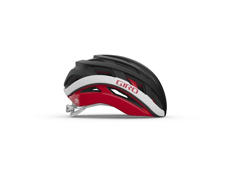 GIRO Helios Spherical helma (Mat Black/Red)