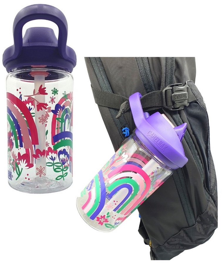 CamelBak dětská láhev Eddy Kids 400 ml - Rainbow Flora
