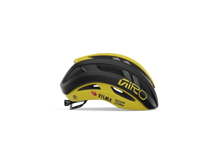 GIRO Aries Spherical helma (Mat Black/Yellow Visma)