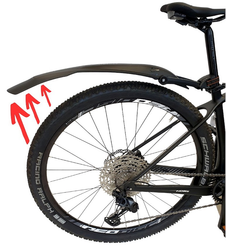 SKS X-Blade blatník zadní 28-29" (černý)