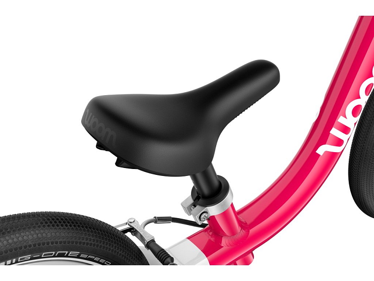 Woom 1 (12") Classic GO (hot pink - růžová)