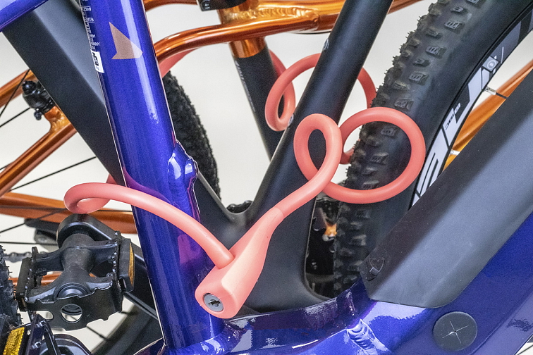 Spin zámek silikon 1350/10mm (růžový)