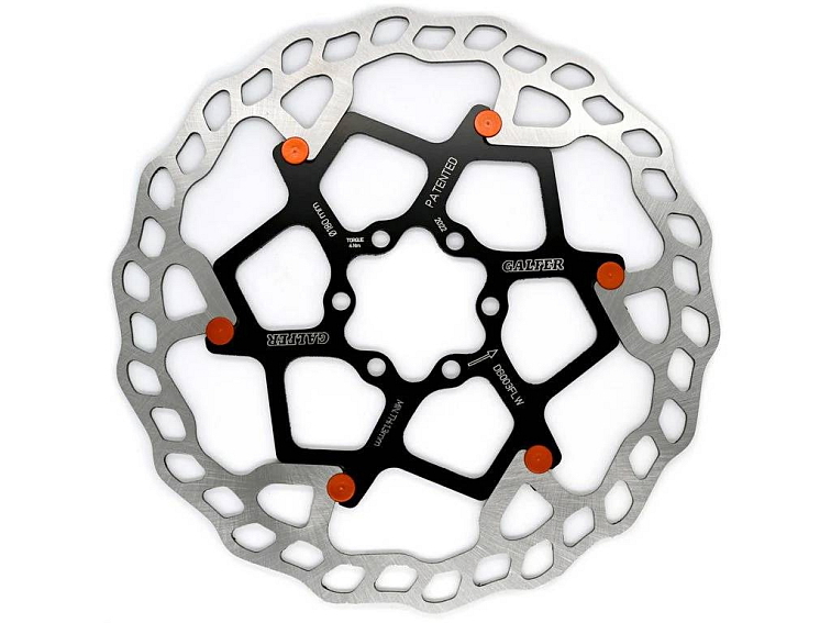 Galfer brzdový kotouč WAVE floating 180x1,8mm (oranžový) - 6 děr