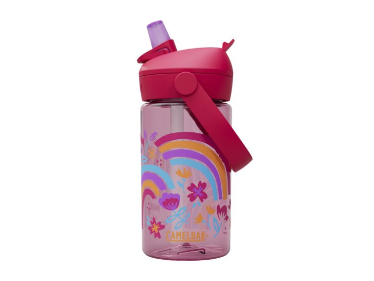 CAMELBAK dětská láhev Thrive Flip Straw Kids 400 ml - Rainbow Floral