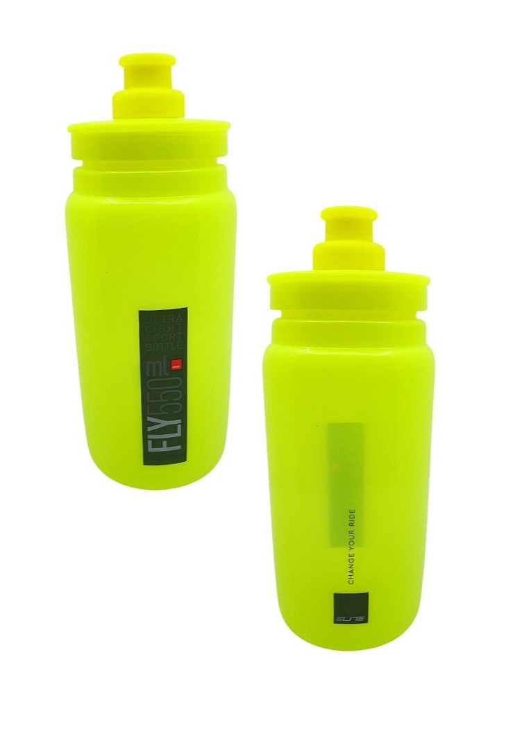 Elite láhev Fly 550 ml (žlutá fluo/černá)