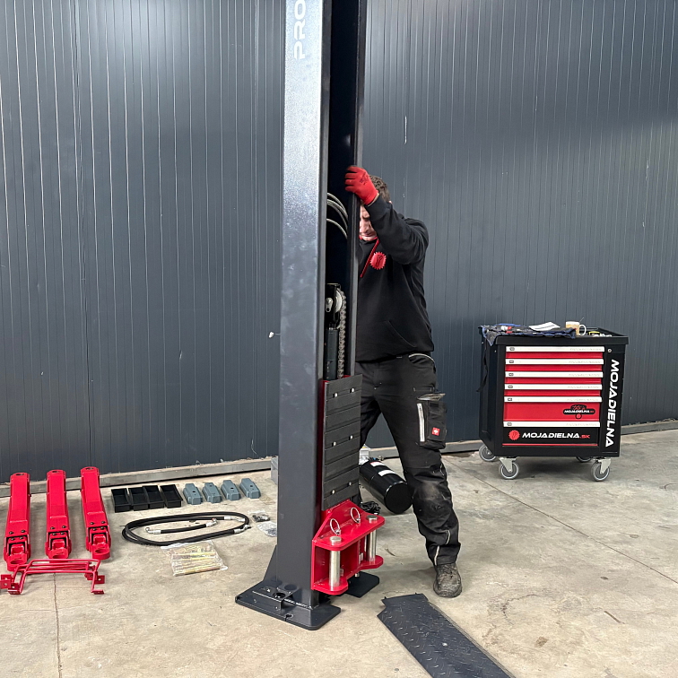 Odborná montáž zdviháka