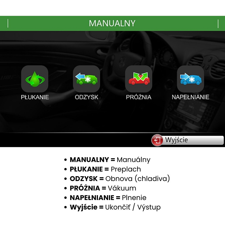 Plnička klimatizácie VIAKEN X568