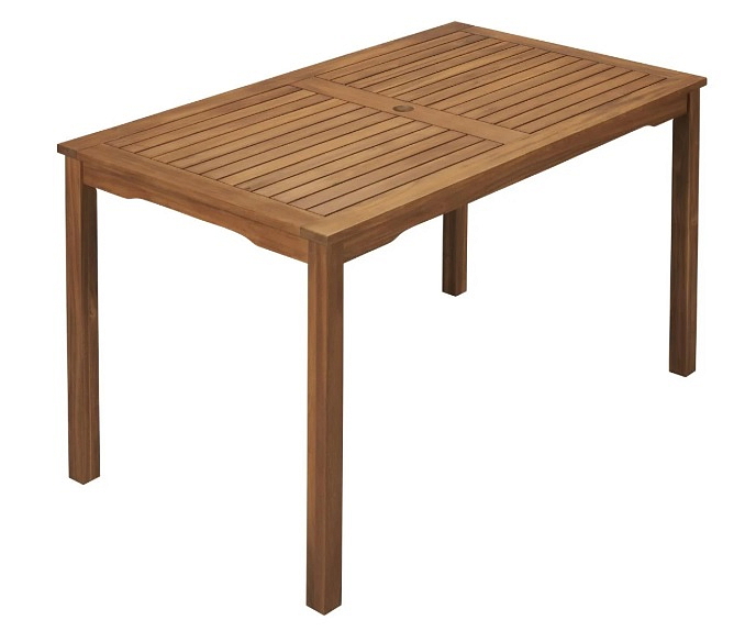 CountrySide Zahradní dřevěný stůl Sevilla 140 x 75 x 80 cm akácie