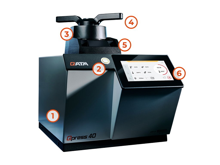 Qpress 40 - automatický metalografický lis