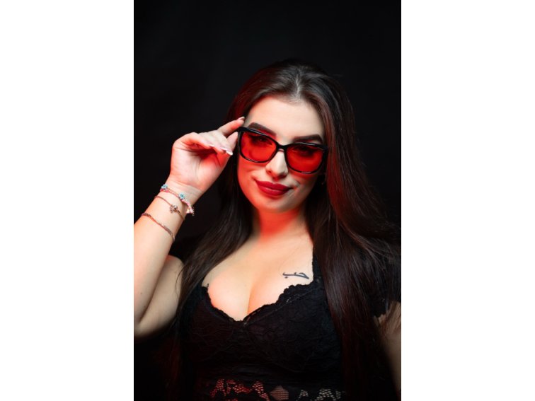 SLEEP-3W dámské stylové brýle blokující modré světlo - červené