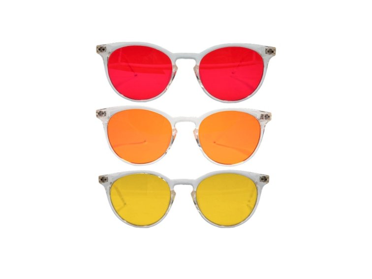 Zvýhodněná sada 3 barev brýlí SLEEP-2R proti modrému a zelenému světlu