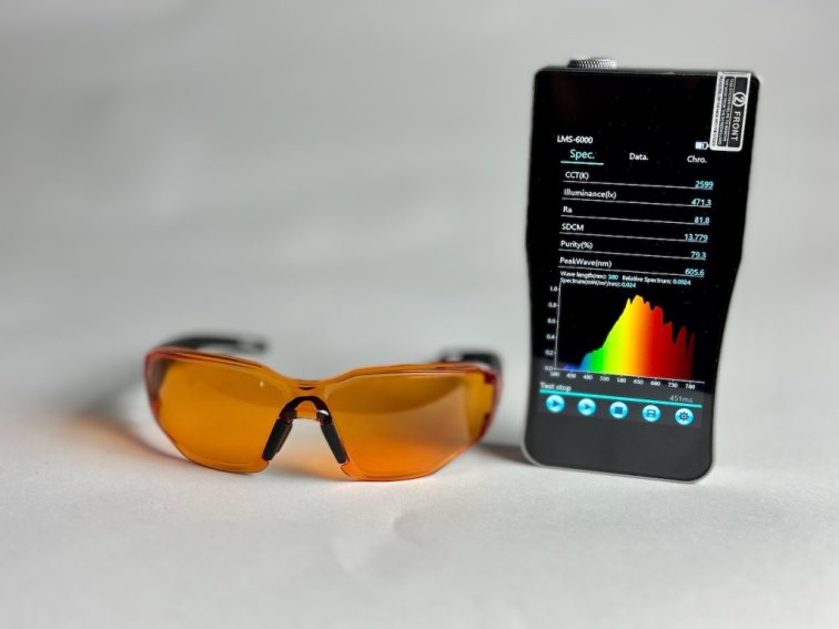 SLEEP-X2 brýle blokující modré světlo - oranžové