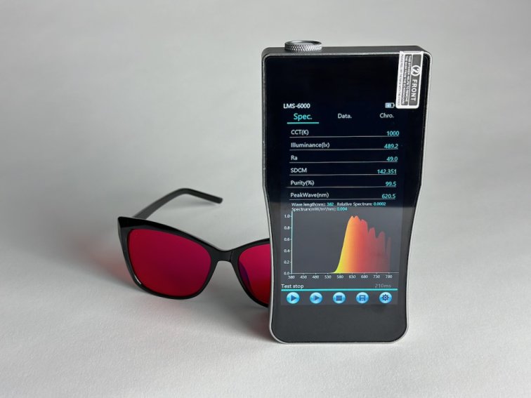 SLEEP-3C dětské stylové brýle blokující modré světlo - červené