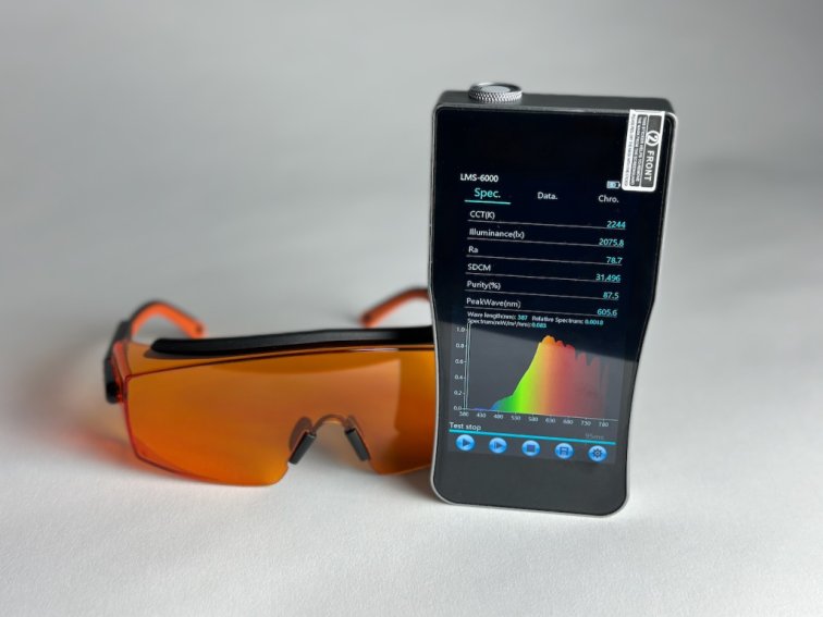 SLEEP-PRO oranžové brýle proti modrému a zelenému světlu