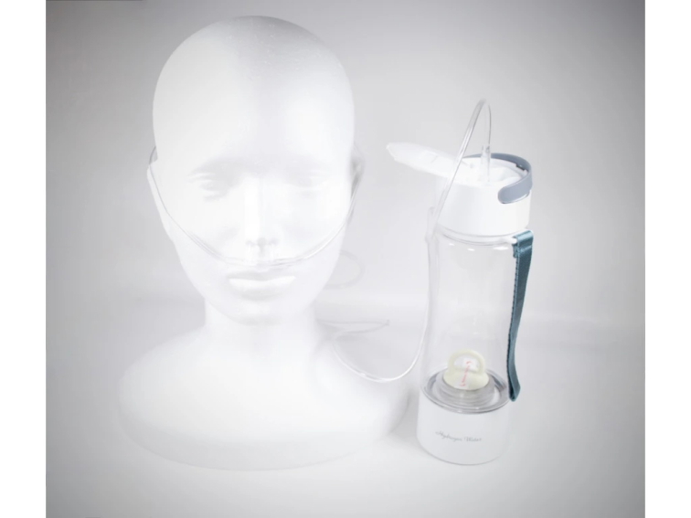 Hydrogen-1 Glass generátor vodíkové vody 400ml, skleněná lahev - černá