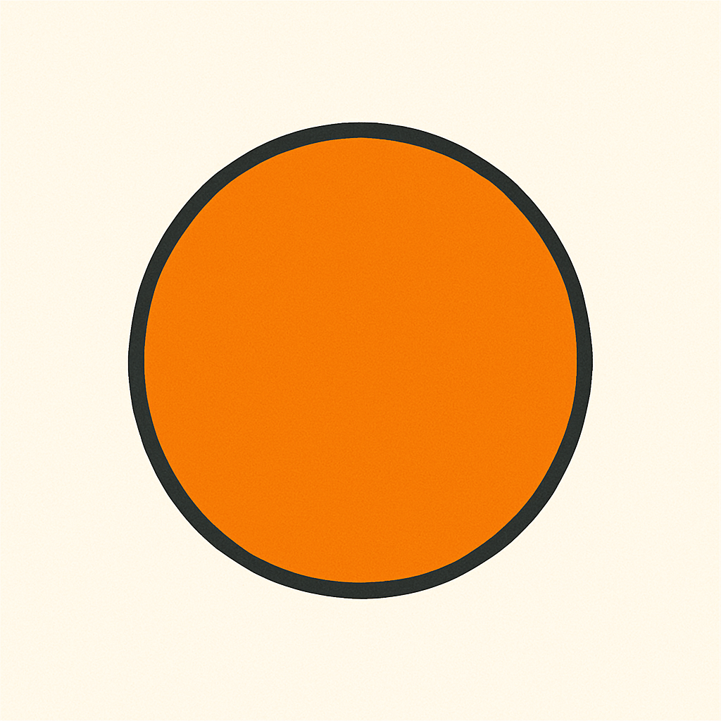 ORANGE-1 biodynamická LED žárovka 2W E27 oranžová