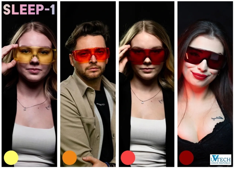 SLEEP-1 oranžové brýle proti modrému světlu