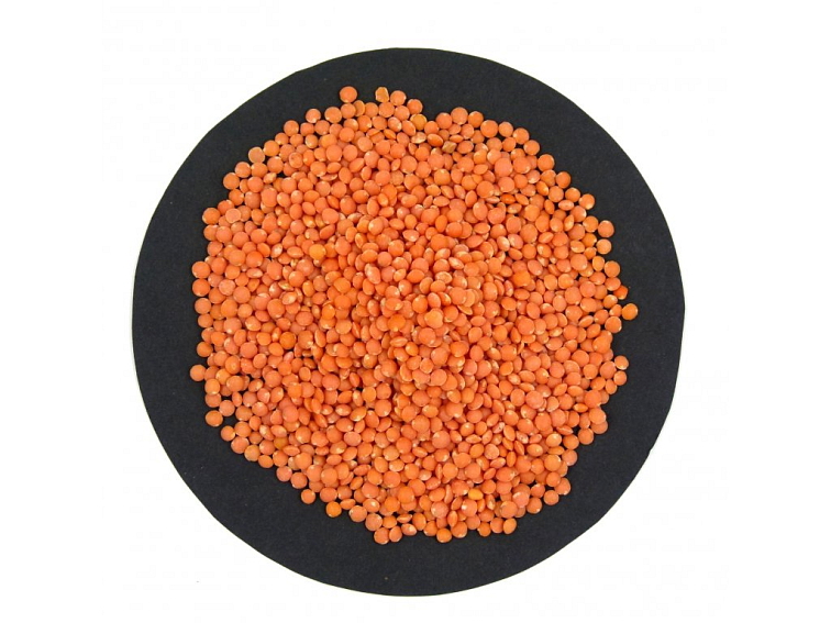 BIO čočka červená celá - loupaná, 1 kg