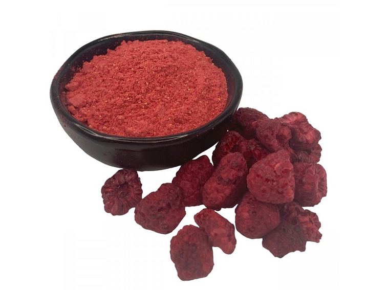 MALINY LYOFILIZOVANÉ (SUŠENÉ MRAZEM) - PRÁŠEK