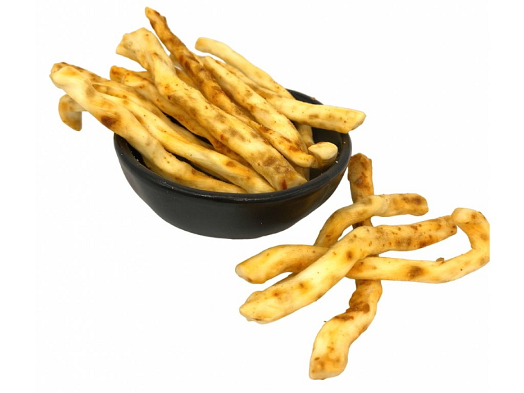 Přírodní pařené sýry lyofilizované - nitě - korbáčiky - CHILLI