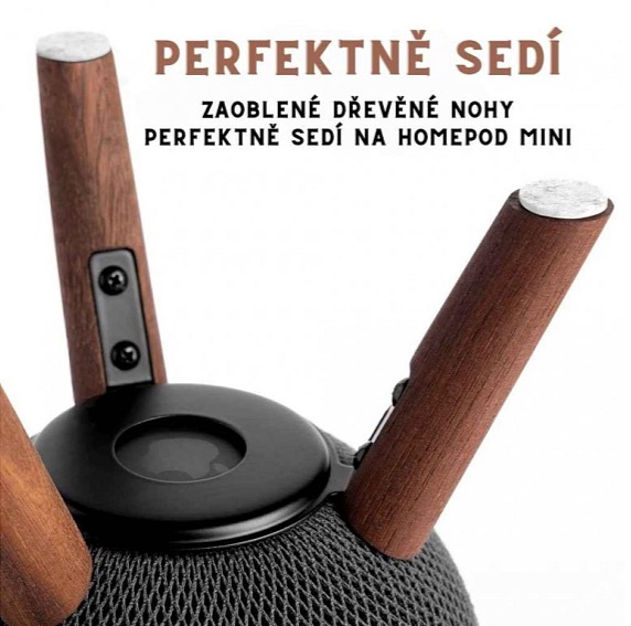 Stojan pro HomePod mini z pravého ořechového dřeva