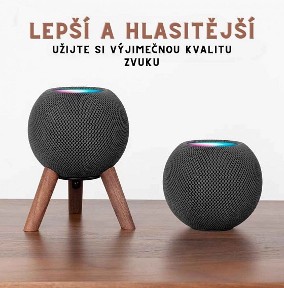 Stojan pro HomePod mini z pravého ořechového dřeva