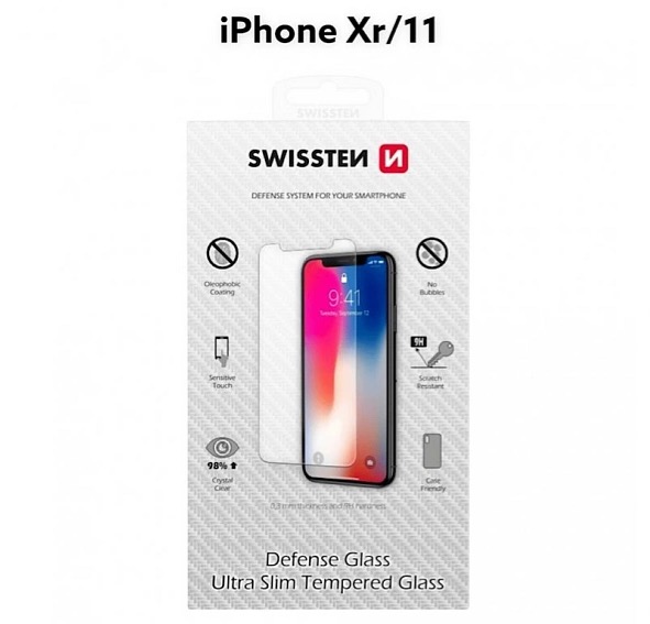 Ochranné temperované sklo SWISSTEN Apple iPhone Xr/11 RE 2,5D
