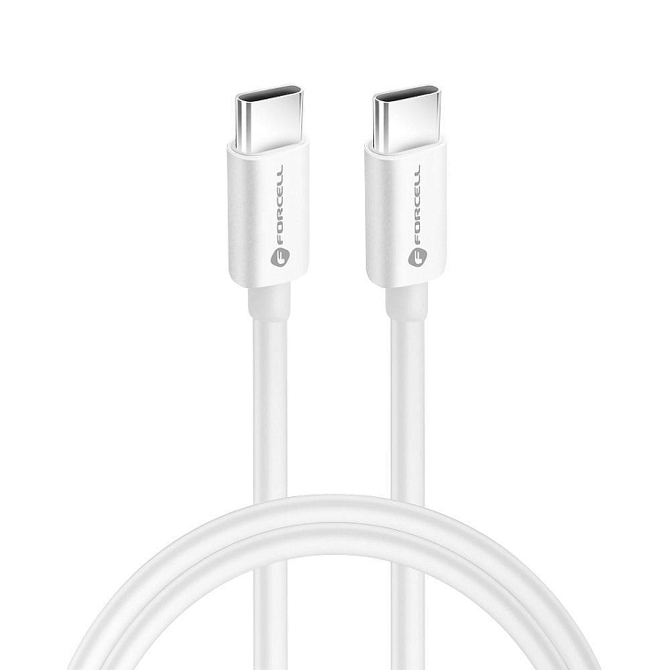 Forcell Nabíjecí adaptér PD+QC 4.0 30W 1x USB-C + 1x USB-A bílý