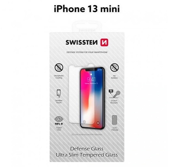Ochranné temperované sklo SWISSTEN Apple iPhone 13 mini RE 2,5D