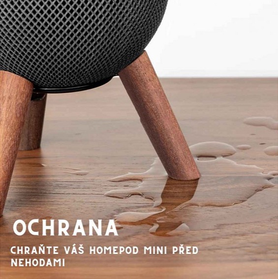 Stojan pro HomePod mini z pravého ořechového dřeva