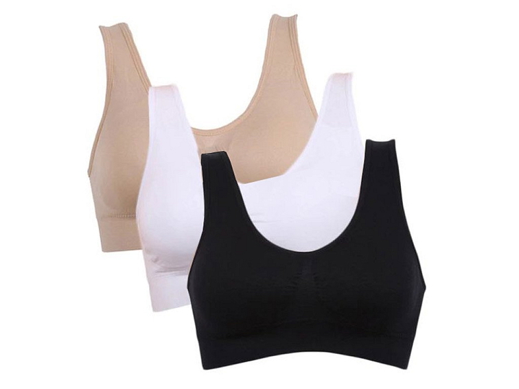 Sada 3ks bezešvá podprsenka SeamlessBra