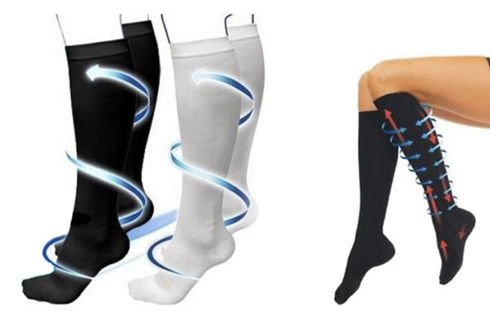 Kompresní zdravotní ponožky - Miracle Socks - 1 pár