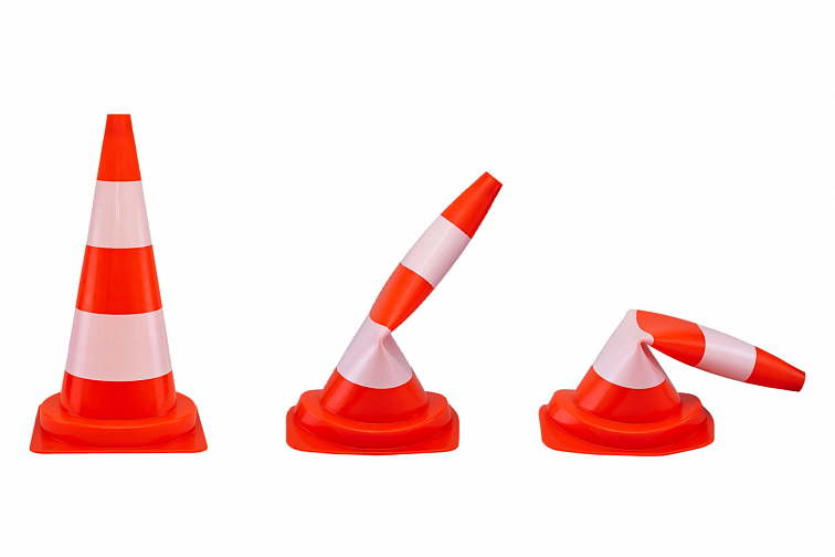 Dopravní kužel, nereflexní, výška 750 mm